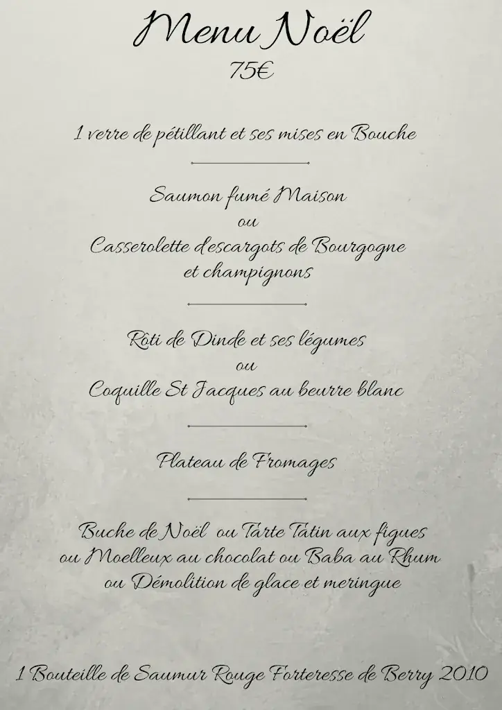 Menu_La Cuisine Du Château De Verrière_Bournand_image_1