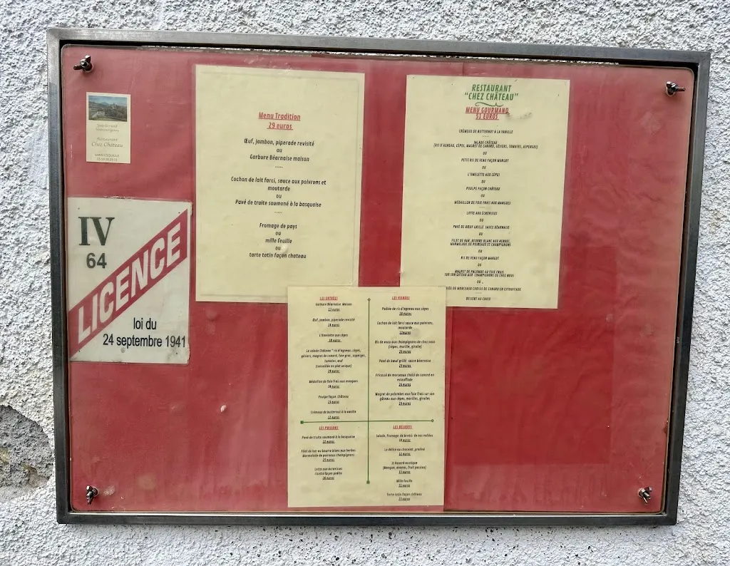 Menu_Chez Château_Esquiule_image_2