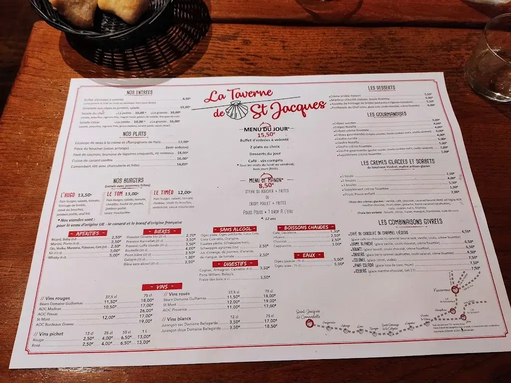 Menu_Taverne de St Jacques_Navarrenx_image_4