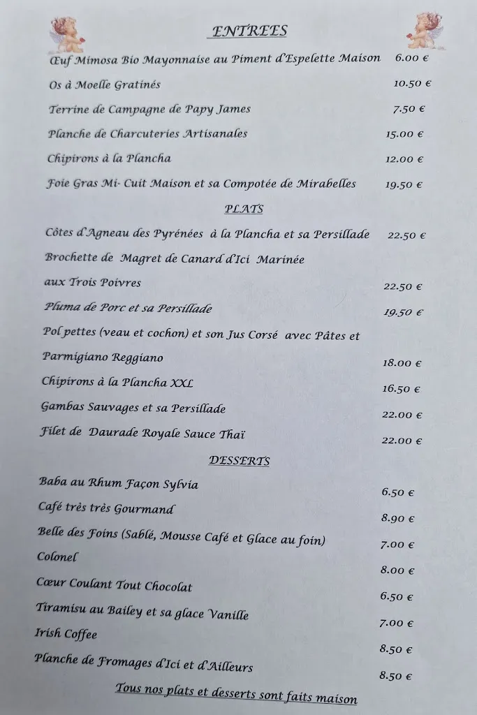 Menu_La Part Des Anges_Oloron-Sainte-Marie_image_2