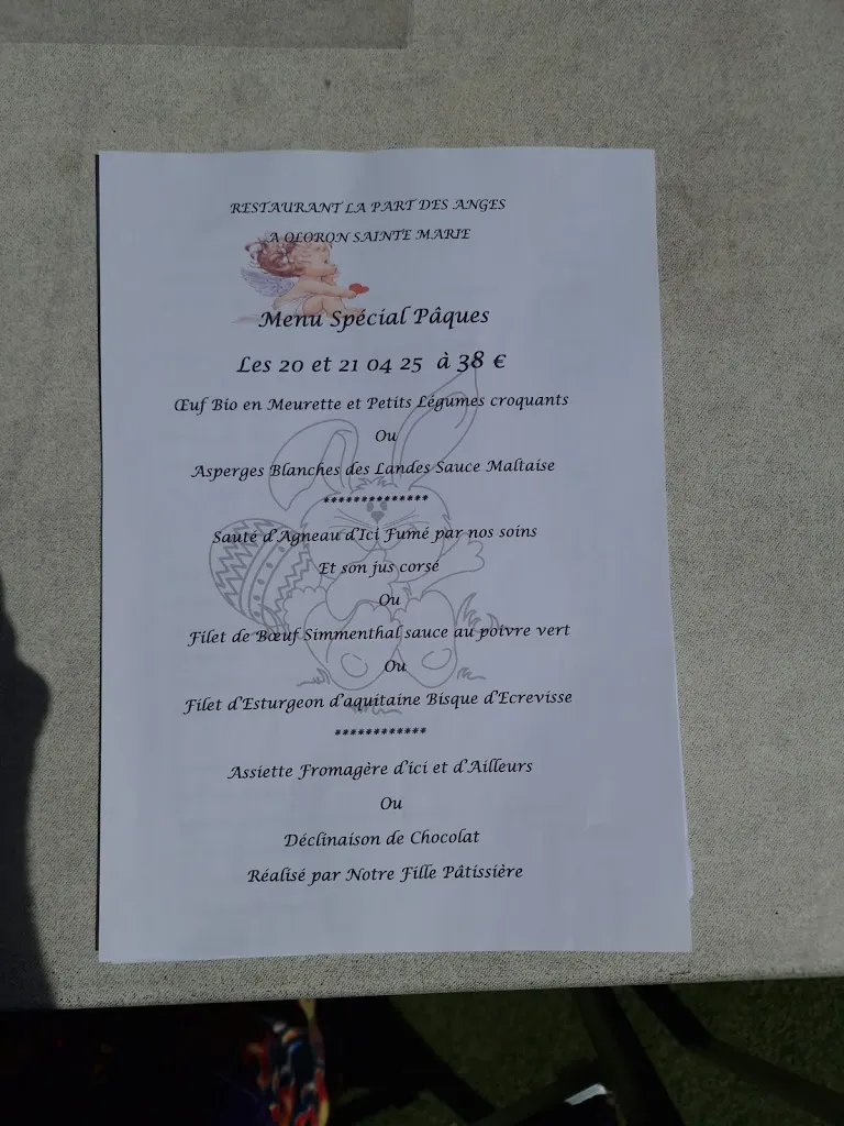 Menu_La Part Des Anges_Oloron-Sainte-Marie_image_4