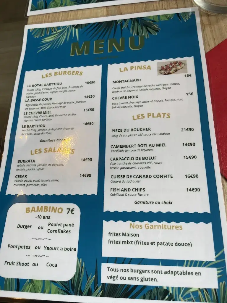 Menu_Le Bar'Thou_Oloron-Sainte-Marie_immagine_2