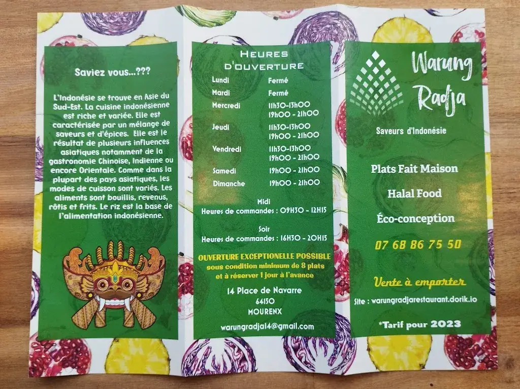 Menu_WARUNG RADJA_Mourenx_image_4