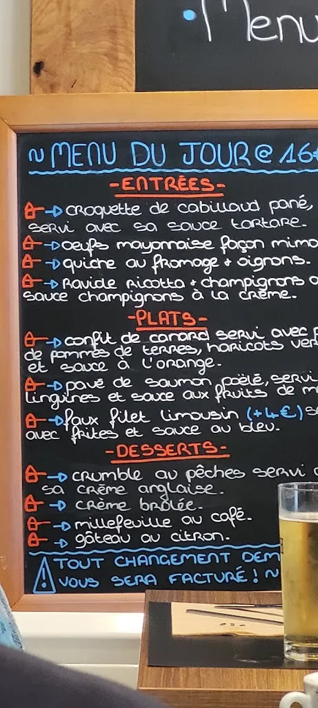 Menu_Brasserie La Licorne_Magnac-Laval_image_2
