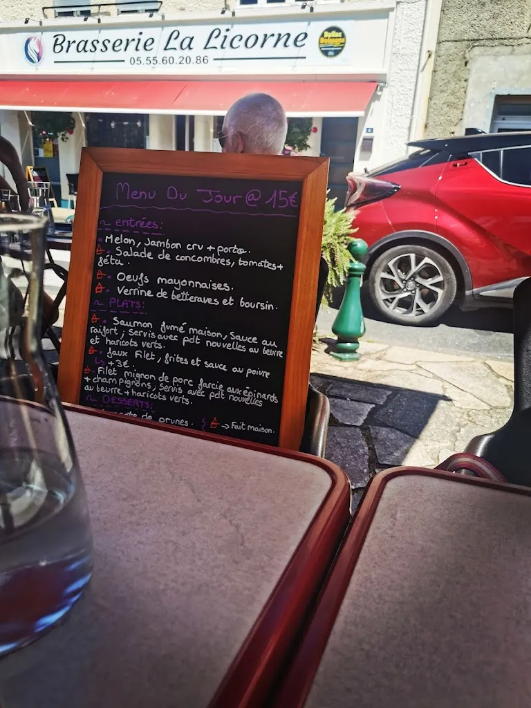 Menu_Brasserie La Licorne_Magnac-Laval_image_4