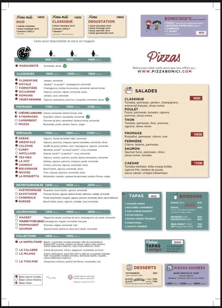 Menu_Pizza Bonici Marcheprime_Marcheprime_image_1