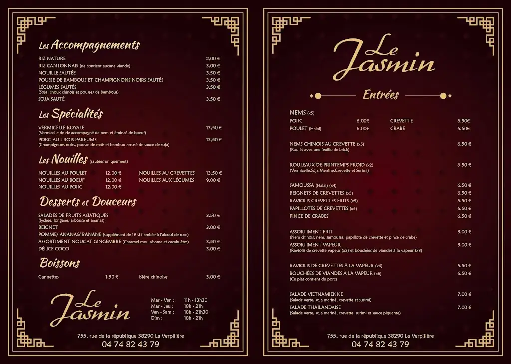 Menu_Le Jasmin_Verpillière_image_1