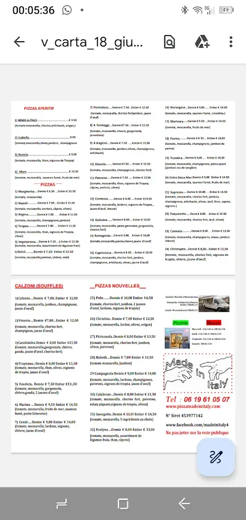 Menu_Made in italy_Mansle-les-Fontaines_image_2