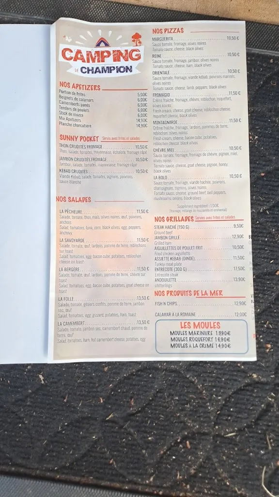 Menu_Snack du camping_Mansle-les-Fontaines_image_1