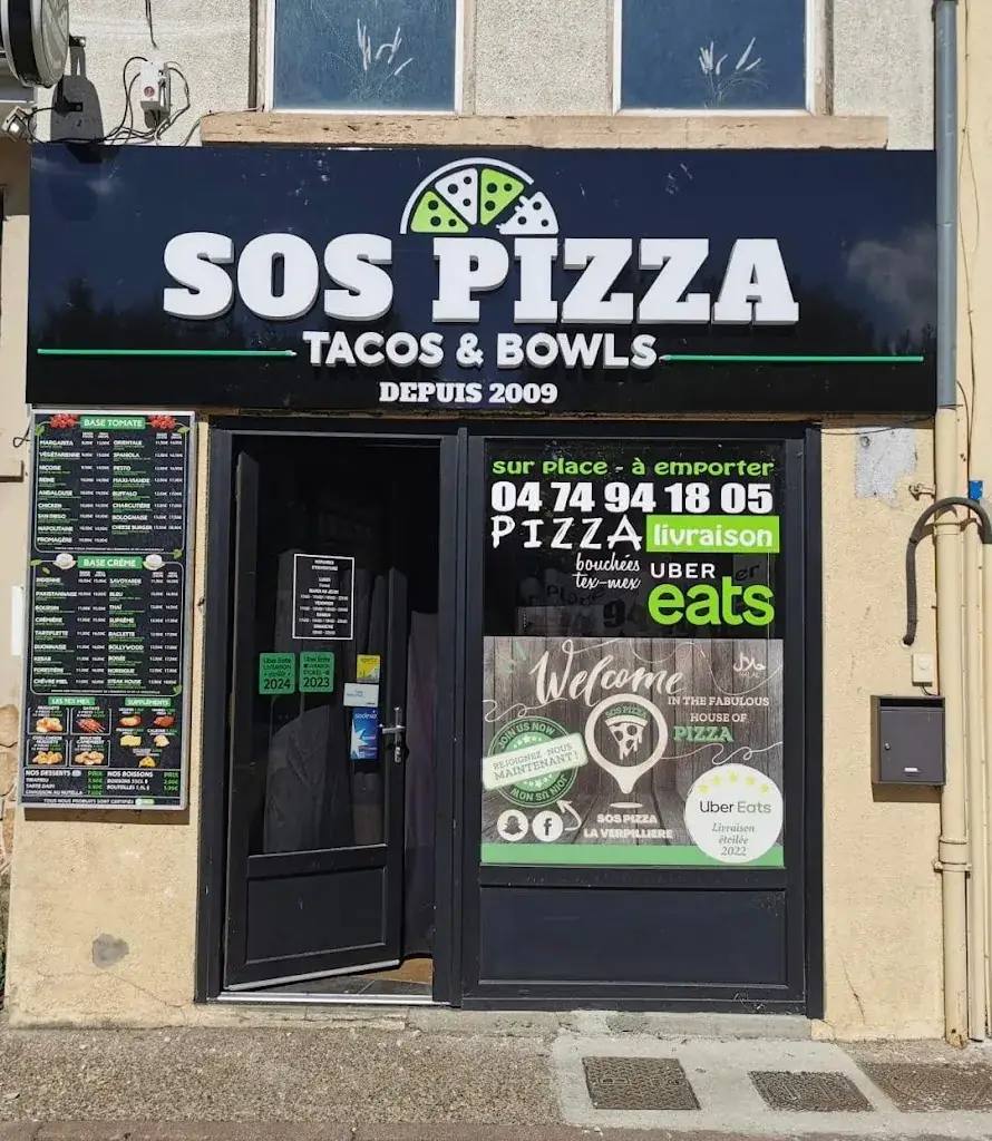 SOS PIZZA restaurant in Verpillière
