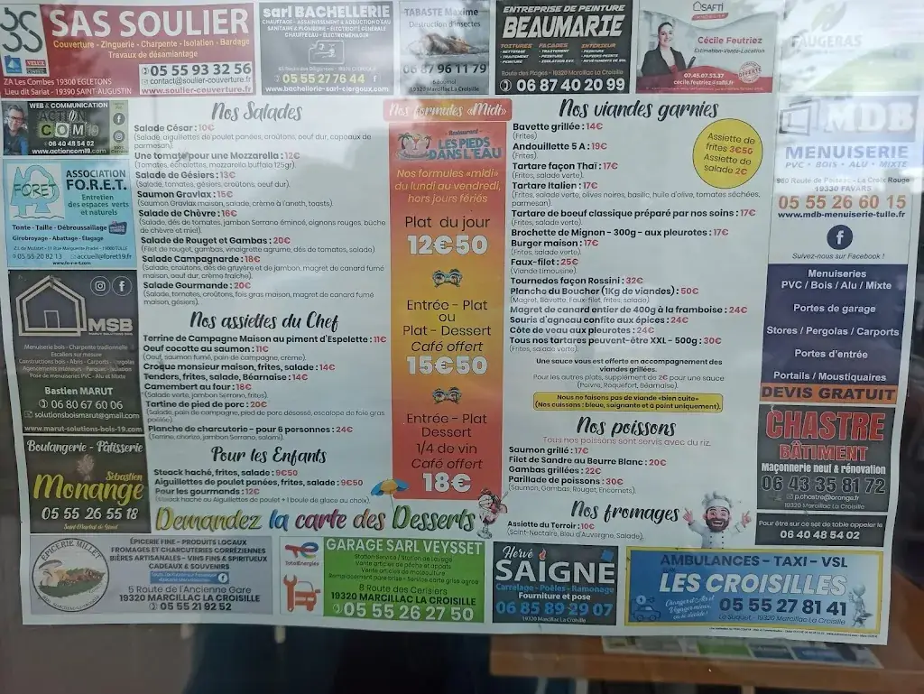 Menu_Les Pieds Dans L'eau_Marcillac-la-Croisille_image_1