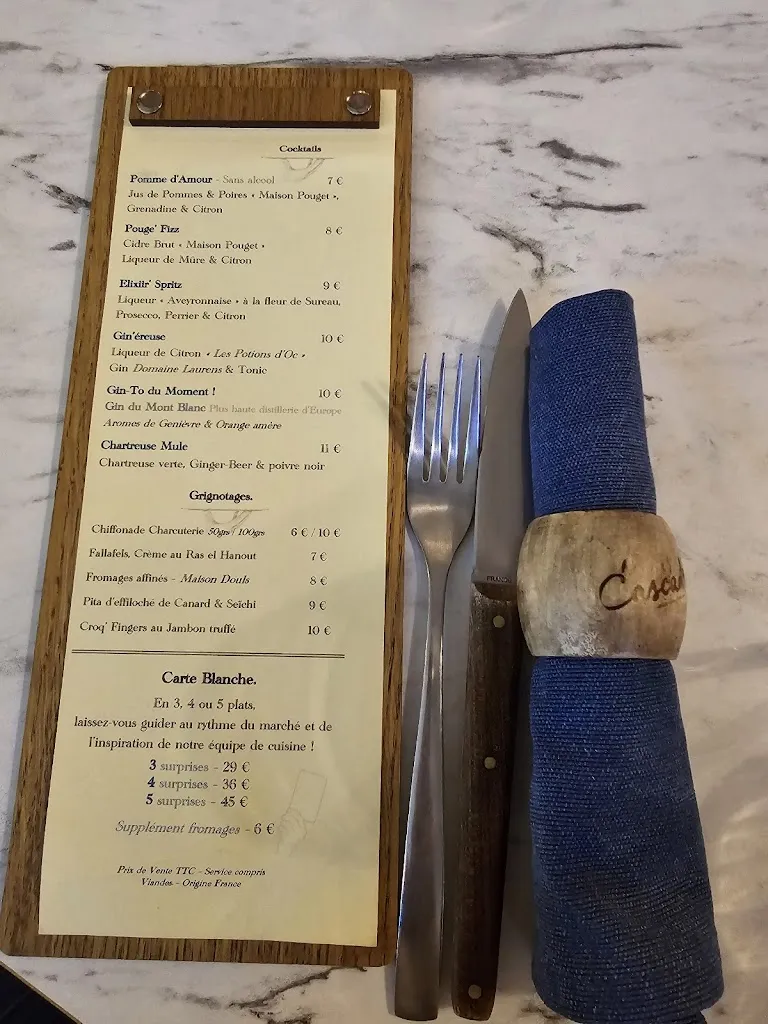 Menu_Restaurant Cascade_Salles-la-Source_immagine_2