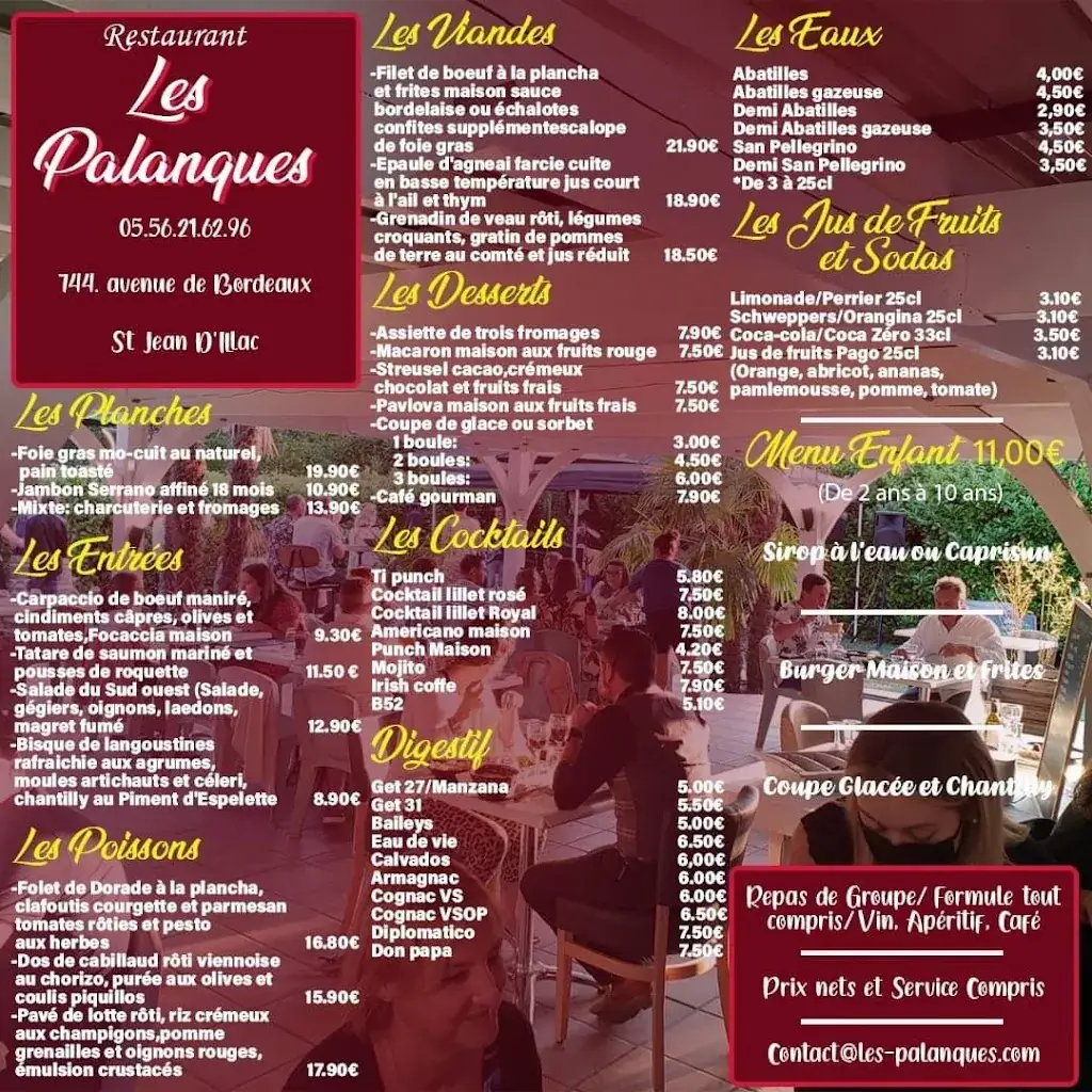 Menu_Les Palanques_Saint-Jean-d'Illac_image_2
