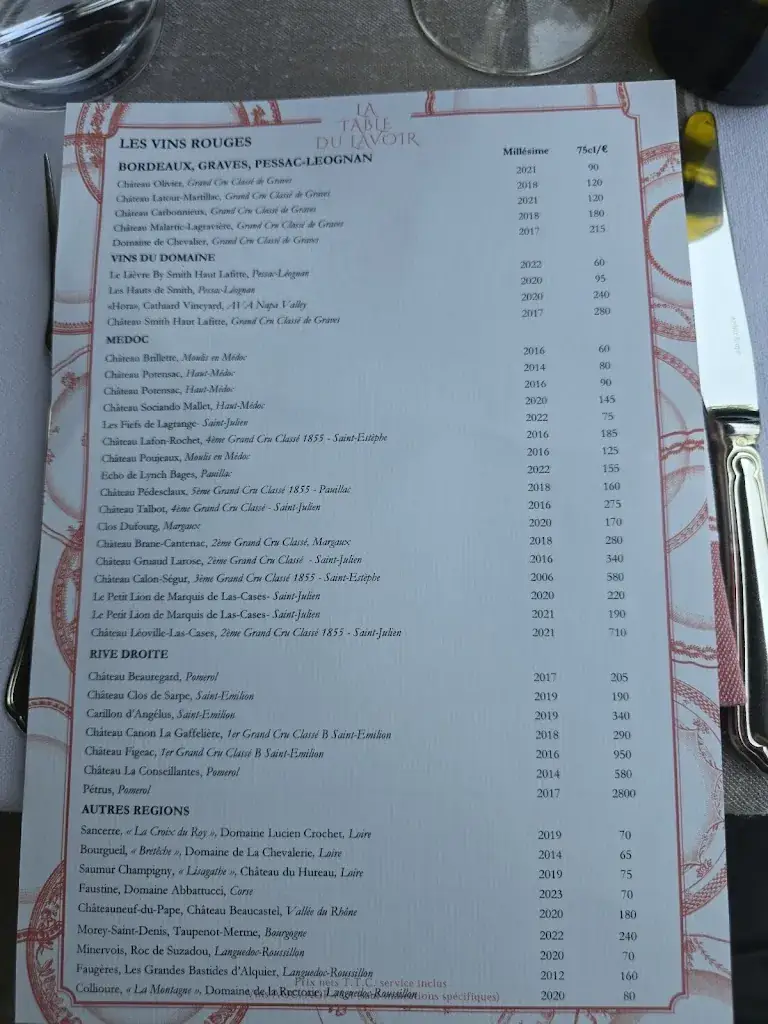 Menu_Restaurant La Table du Lavoir - Les Sources de Caudalie_Martillac_image_3