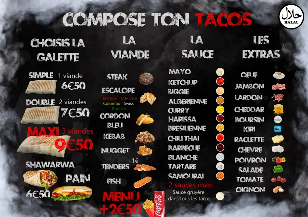 Menu_Regal fast food_Verpillière_image_1