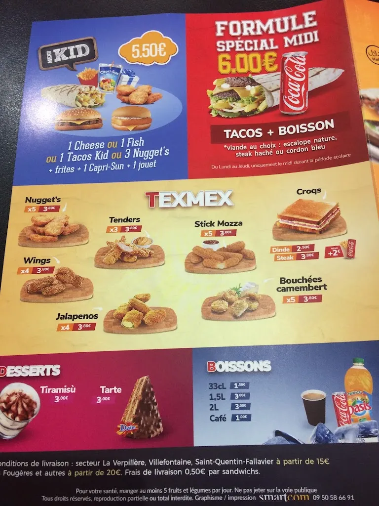 Menu_Regal fast food_Verpillière_image_3