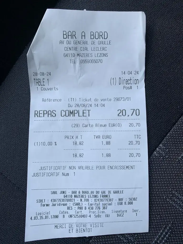 Cedric Ricaud_Le Bistrot Bar à Bord_Mazères-Lezons_review