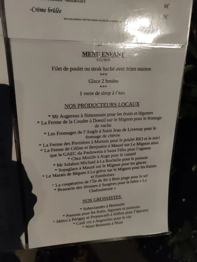 Menu_La Ferme Gourmande_Saint-Pierre-d'Amilly_image_3