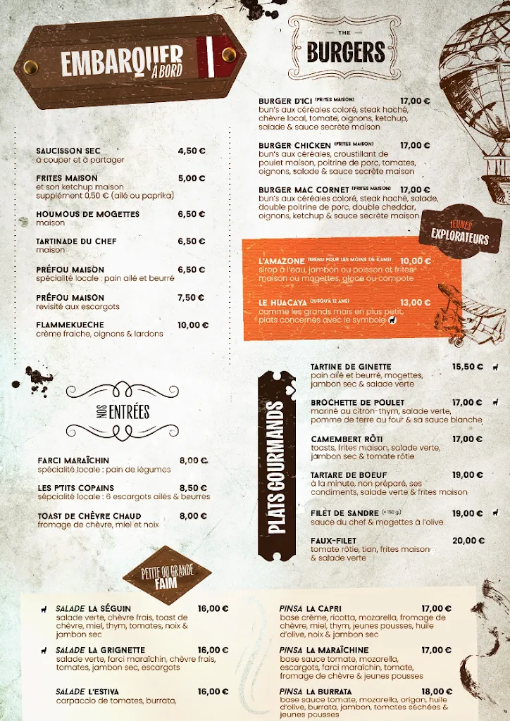 Menu_Restaurant Lânarosé · 