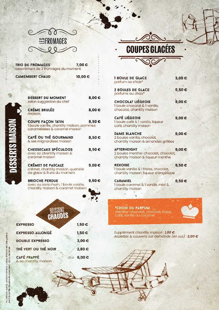 Menu_Restaurant Lânarosé · 