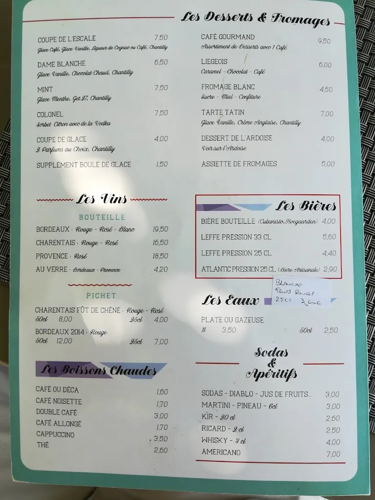 Menu_RESTAURANT L' ESCALE_Médis_image_2