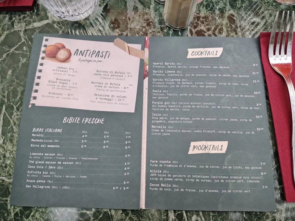 Menu_Ciao A Tutti_Mérignac_image_1