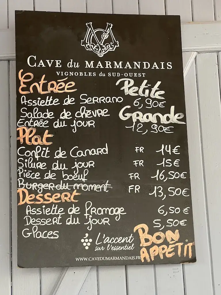 Menu_Le Petit Troquet_Couthures-sur-Garonne_image_1