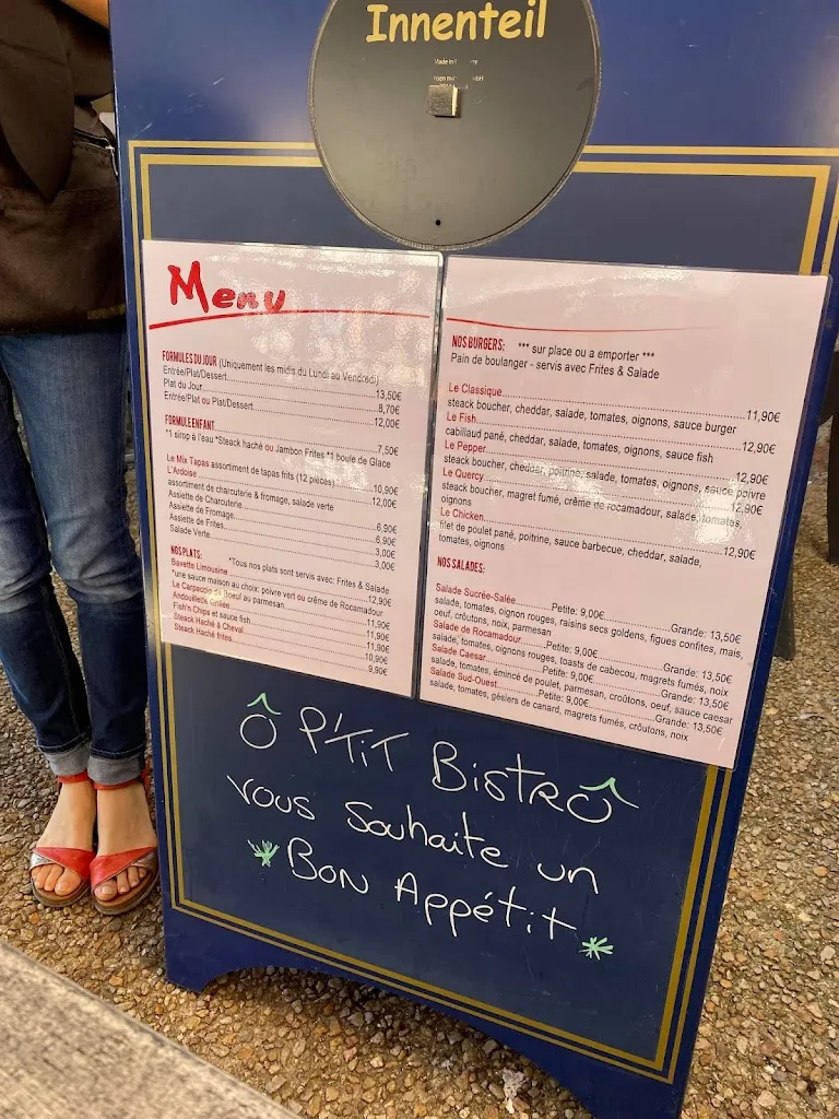 Menü_Ô P'tit Bistrô de Meyssac_Meyssac_Bild_1