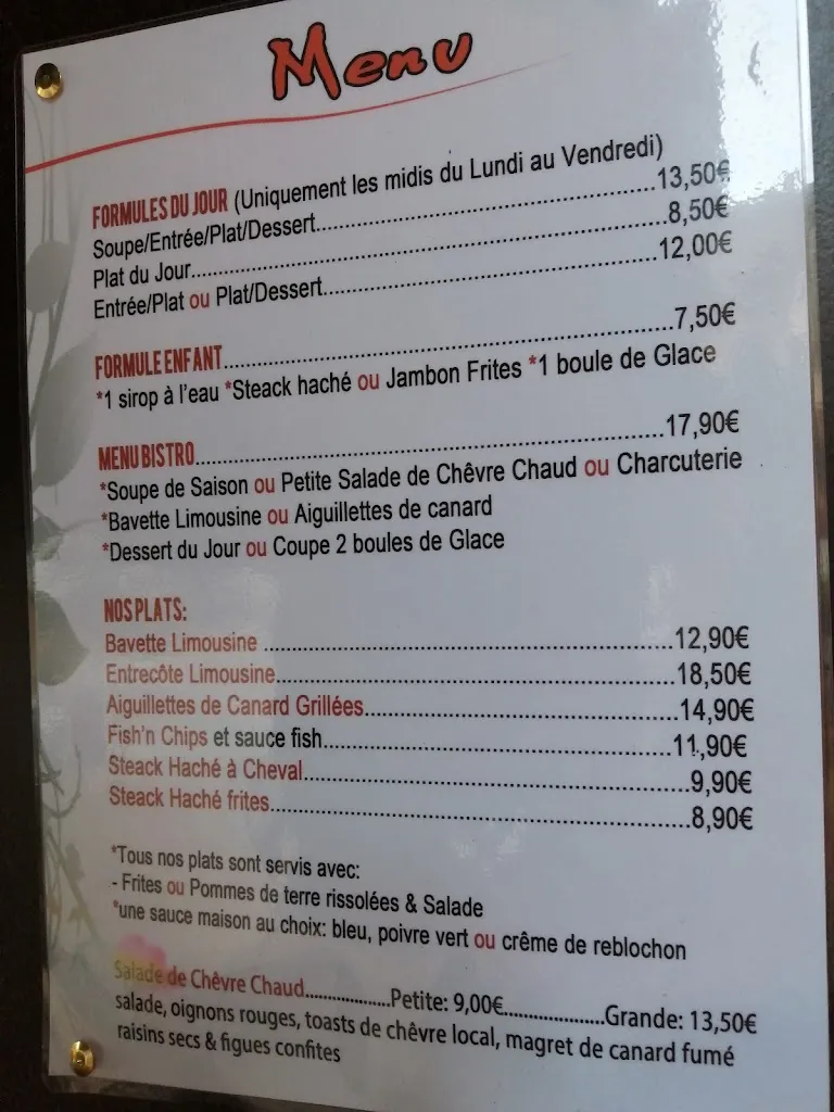 Menü_Ô P'tit Bistrô de Meyssac_Meyssac_Bild_2