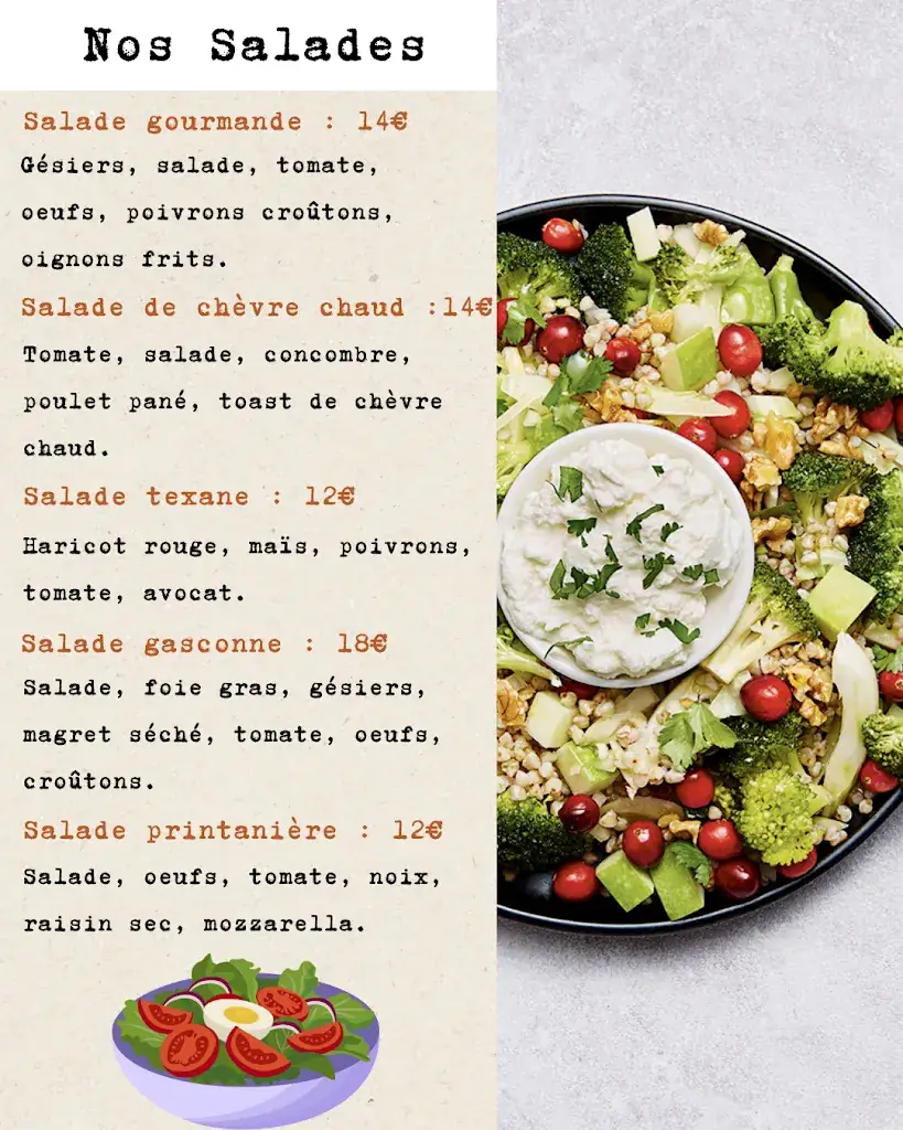 Menü_Chez Stéphanie C'est Bon_Mézin_Bild_1