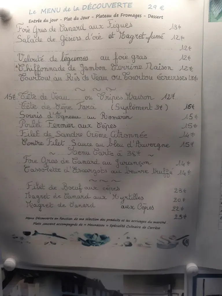 Menu_Chez Françoise_Meymac_image_4