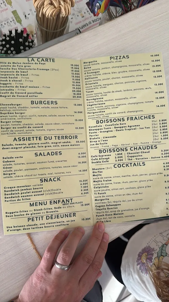 Menu_Restaurant, Bar, Pizzeria - Le Sèchemailles_Ambrugeat_imagen_1