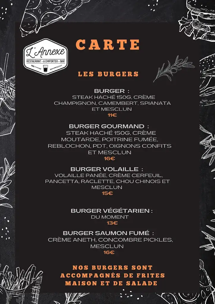 Menu_L'Annexe Pizzas Burgers Rhumerie Migné-Auxances_Migné-Auxances_image_4