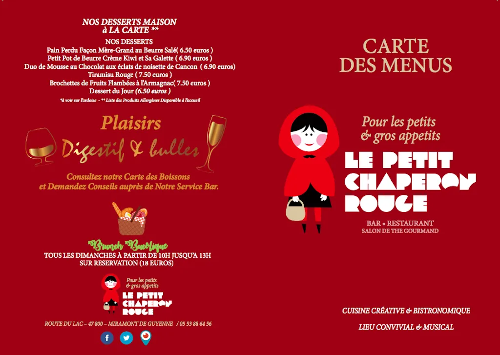 Menu_Le Petit Chaperon Rouge_Miramont-de-Guyenne_image_1