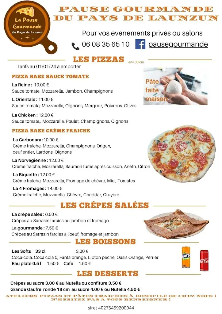 Menu_La pause gourmande du pays de Lauzun_Miramont-de-Guyenne_image_2