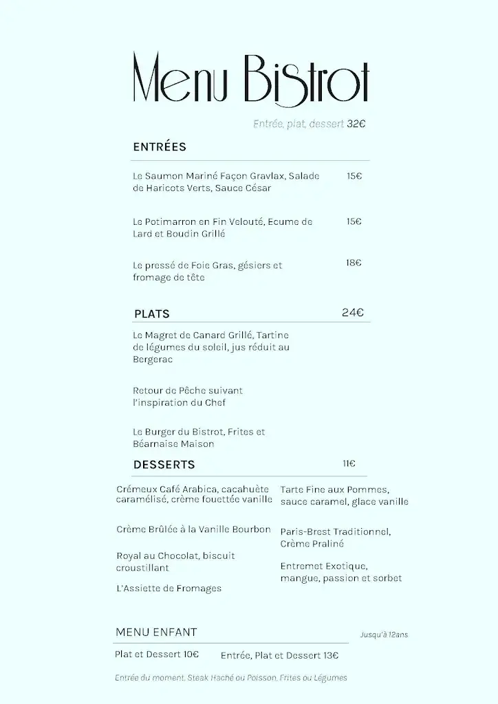 Menu_Le Bistrot de Malfourat_Monbazillac_image_2