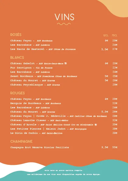 Menu_La Dérive_Mimizan_image_2