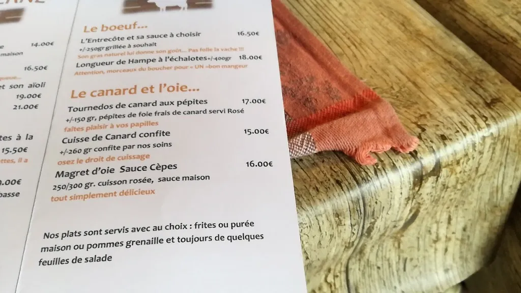 Menu_La Taverne_Mimizan_immagine_2