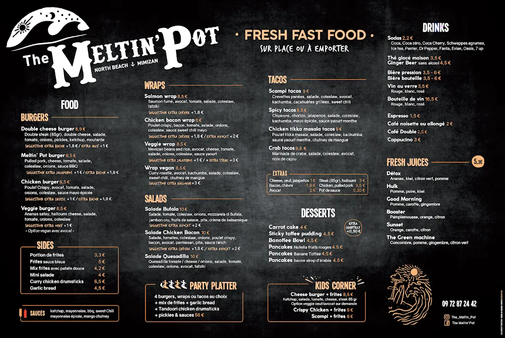 Menu_The Meltin' Pot_Mimizan_image_2