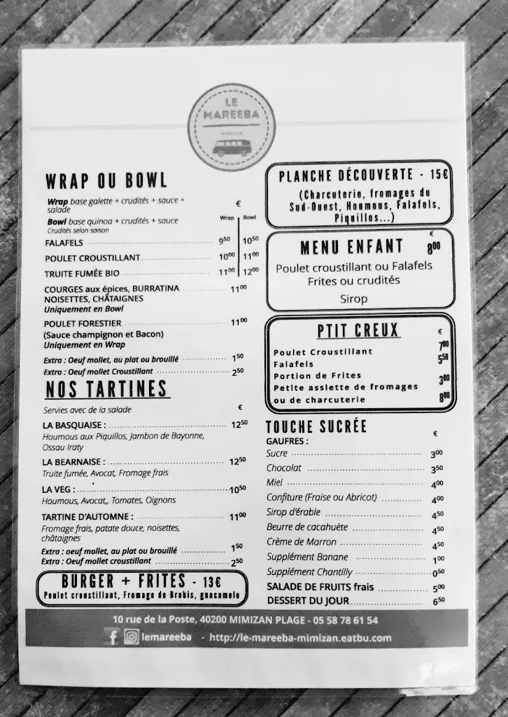 Menu_Le Mareeba_Mimizan_immagine_3