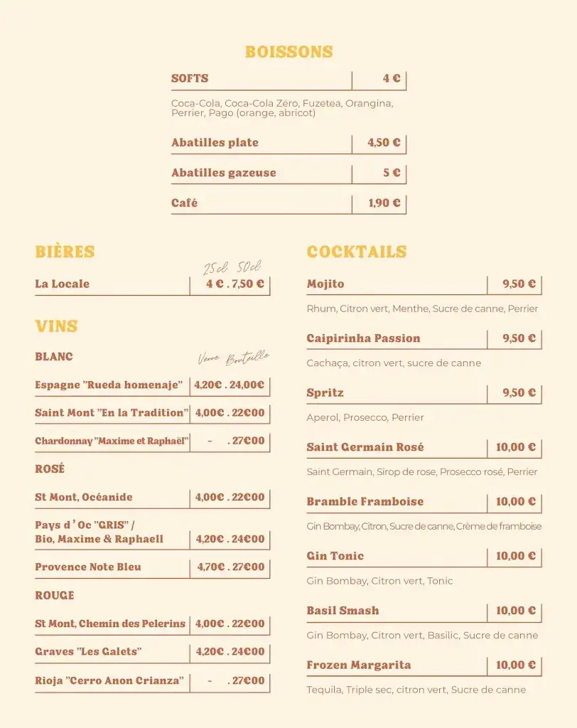 Menu_Le Club restaurant_Mimizan_image_3