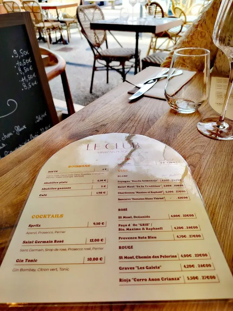 Menu_Le Club restaurant_Mimizan_image_4