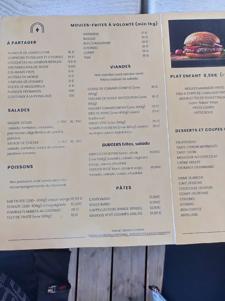 Menu_Le Repair_Mimizan_image_2