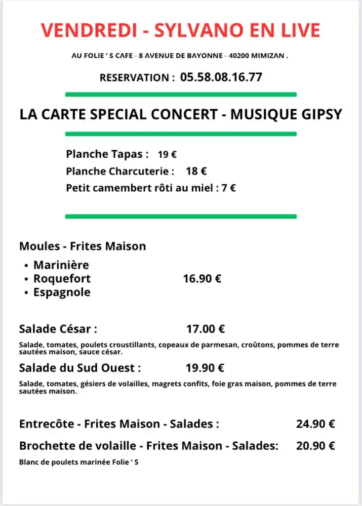 Menu_Folie's café_Mimizan_image_2