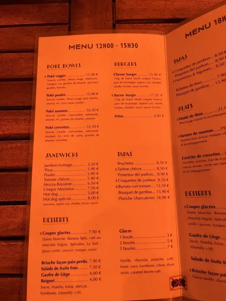 Menu_La Sud_Mimizan_image_3