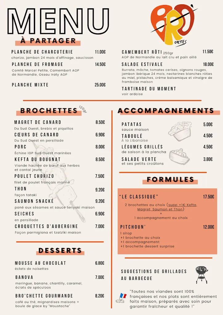 BRO'CHETTES ristorante a Mimizan