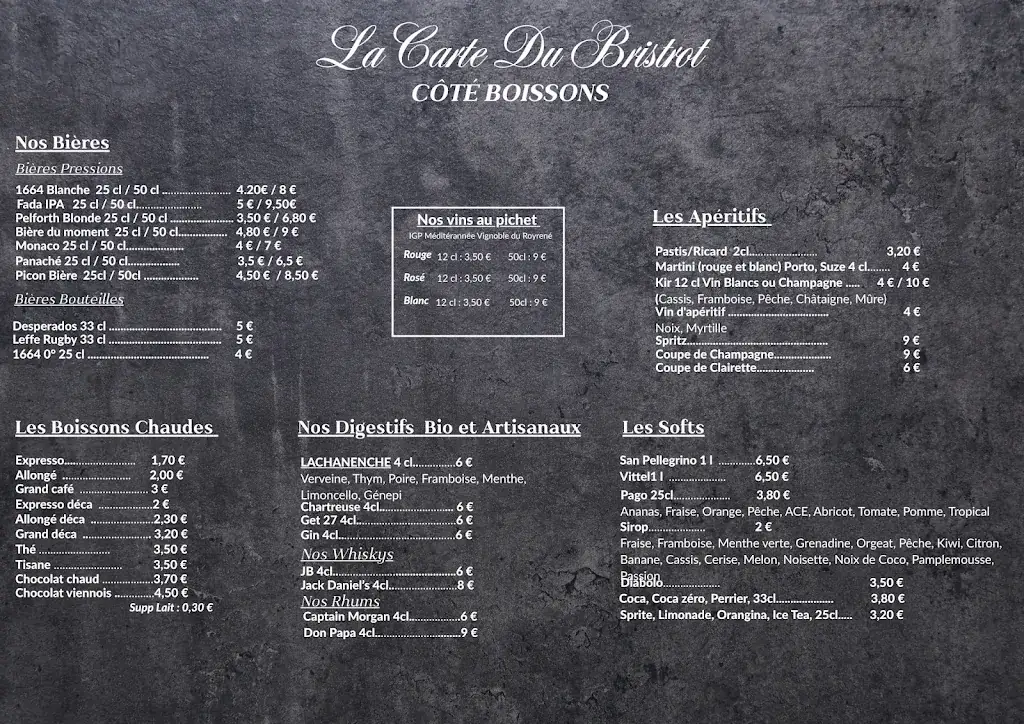 Menu_Le Bistrot de La Place_Lans-en-Vercors_immagine_1