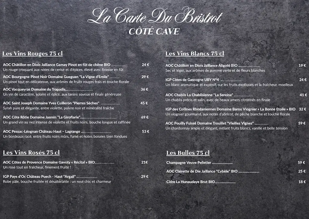 Menu_Le Bistrot de La Place_Lans-en-Vercors_immagine_4