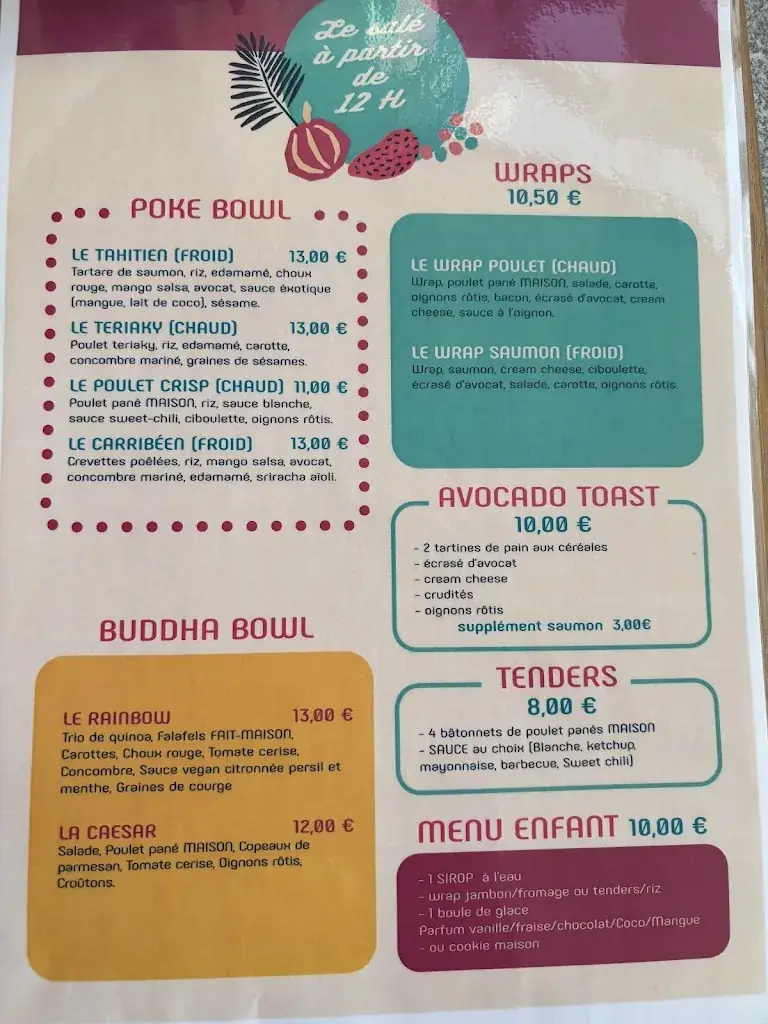 Menu_L’ Açaï Tropical Café_Mimizan_immagine_3