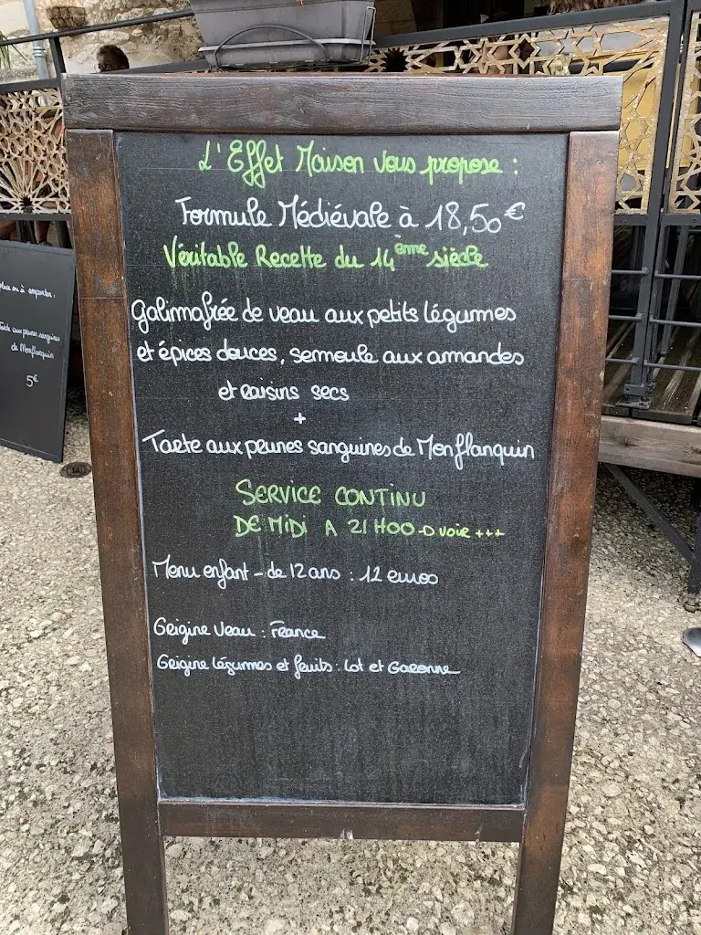 Menu_Restaurant L'effet Maison_Monflanquin_image_4